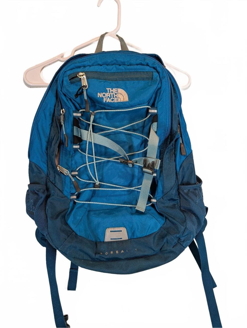 The North Face Borealis Backpack Hiking Laptop Travel Daypack Unisex Teal Blue